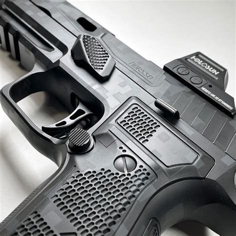 cnc machined steel armory craft - carry size|Armory Craft, P320 AXG Magwell, Carry Version, Black, Fits Sig .